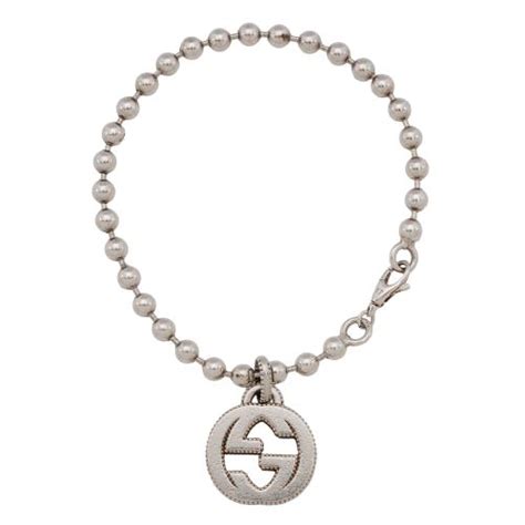 gucci bamboo sterling silver boule bracelet|Gucci Interlocking.